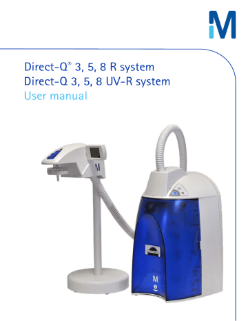 Millipore direct-q 3 R, direct-q 8 UV-R User Manual | Manualzz