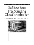 BCG Traditional Series Instructions Manual