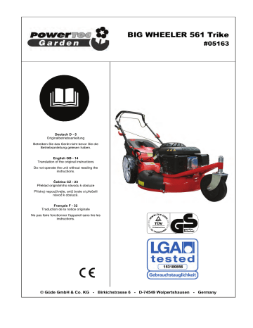 Verwunderlich Big Wheeler 561 Trike Ebenbildnull