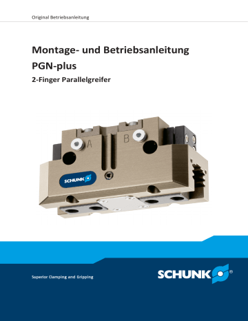 SCHUNK PGN 100, PGN 64 Montage- Und Betriebsanleitung | Manualzz