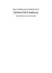 DINGLI JCPT0307 Operators Manual With Maintenance Information