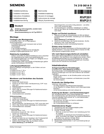 Siemens Rvp Owner Manual Manualzz