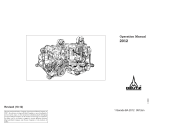 Deutz BF6M 2012 C Operation Manual | Manualzz