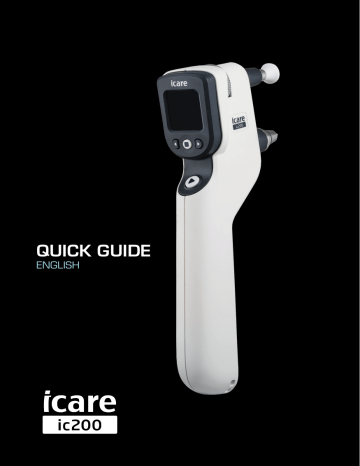 Icare ic200 Quick Manual | Manualzz