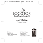 Loc8tor Loc8tor User Manual