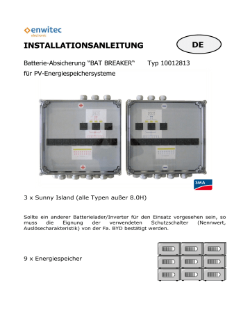 Enwitec BAT BREAKER Installationsanleitung | Manualzz