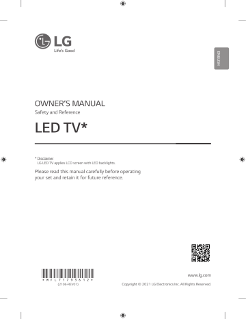 LG 75QNED90VPA Owner’s Manual | Manualzz