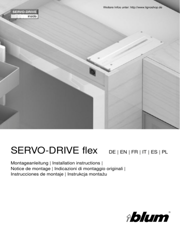 BLUM SERVO-DRIVE flex Installation Instructions Manual Manualzz