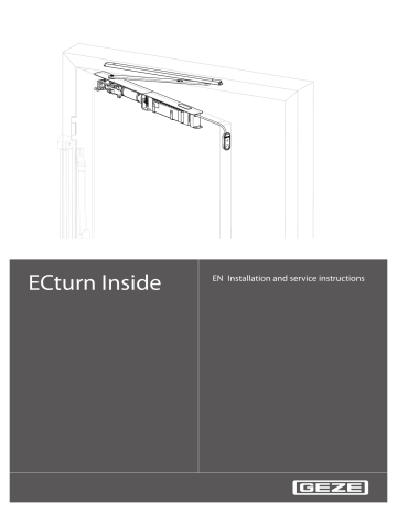 GEZE ECturn Inside Installation And Service Instructions Manual | Manualzz