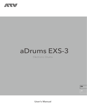 ATV aDrums EXS-1, aDrums EXS-5 User Manual | Manualzz
