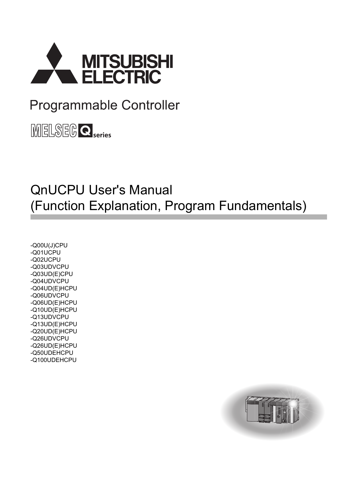 Mitsubishi Electric Q03UDVCPU, Q06UDVCPU, Q26UDVCPU User Manual