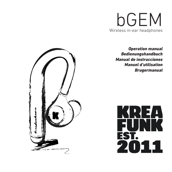 Kreafunk bgem wireless online headphones