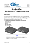 Halma Ocean Optics HR4000 Installation And Operation Instructions Manual