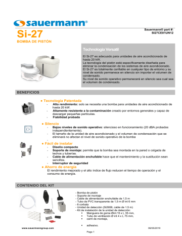 sauermann Si-27 Manual | Manualzz