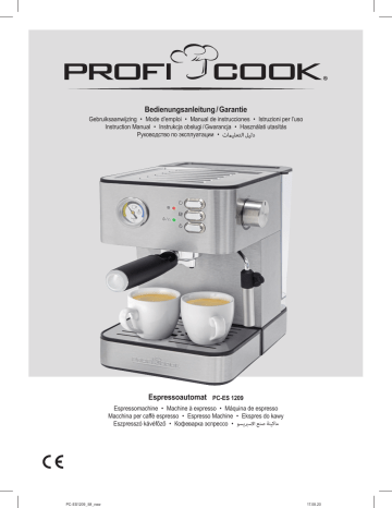 Profi Cook PC-ES 1209 Manual De Instrucciones | Manualzz