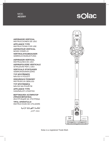 Solac AE2501 Turbobat Expert Mode d'emploi | Manualzz