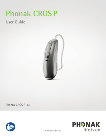 Phonak CROS Paradise P13 User Guide | Manualzz