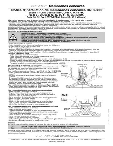 Gemu Code 19 EPDM diaphragm Assembly Instructions | Manualzz