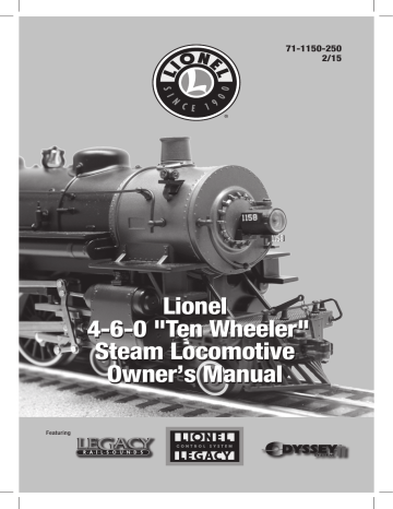 Lionel 4-6-0 Ten Wheeler Owner's Manual | Manualzz