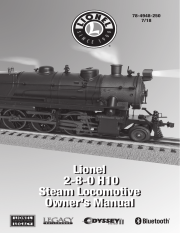 Lionel 2-8-0 H10 Steam Locomotive 7/18 Owner's Manual | Manualzz