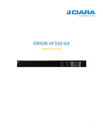 Hypertec ORION HF310-G4 Owner's Manual | Manualzz