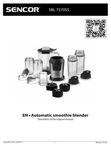 Automatic Smoothie Maker, SBL 7570SS