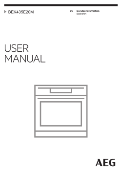 AEG BEK435E20M - User manual | manualzz.com