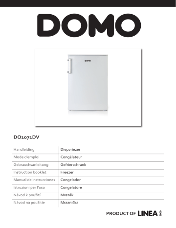 Domo DO1071DV Freezer Instruction manual | Manualzz