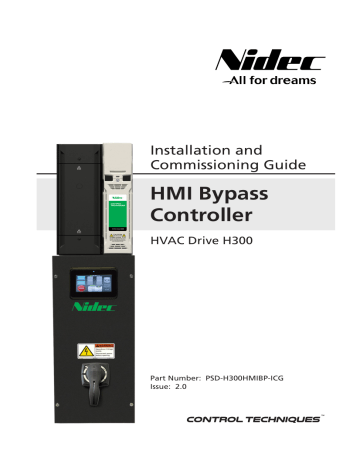 Nidec Control Techniques HVAC Drive H300 HMI Bypass Installation And ...