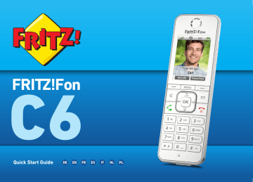 AVM FRITZ!Fon C6 IP-Telephone Cordless, FRITZ!Fon C6 Benutzerhandbuch | Manualzz