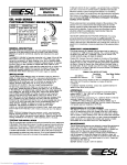 ESL 445D Series Instruction Manual