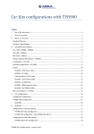 Airbus TPH900 Series Manual - Car Kit Configurations