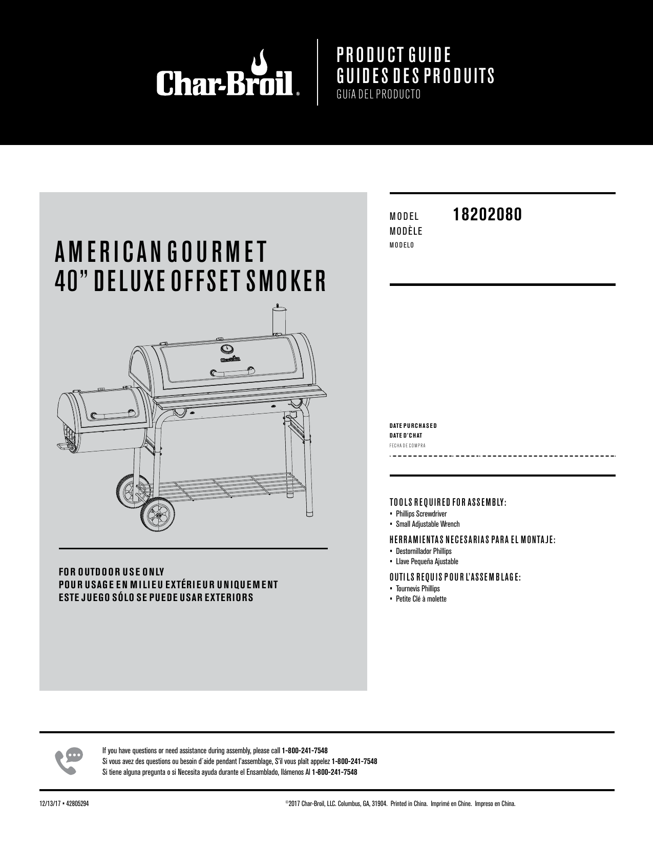 Char Broil 18202080 Manual De Instrucciones Manualzz