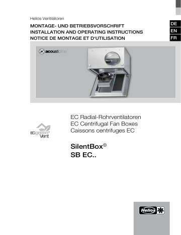 HELIOS SB EC 315 A, SB EC 315 B, SB EC 250, SB EC 200 A, SB EC 200 B ...