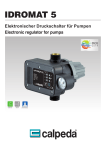 Calpeda IDROMAT 5 Quick Start Manual