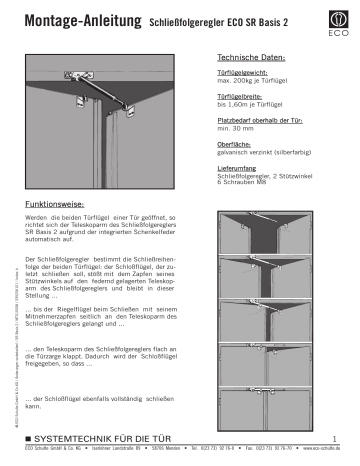 Eco SR Basis 2 Fitting Instructions | Manualzz