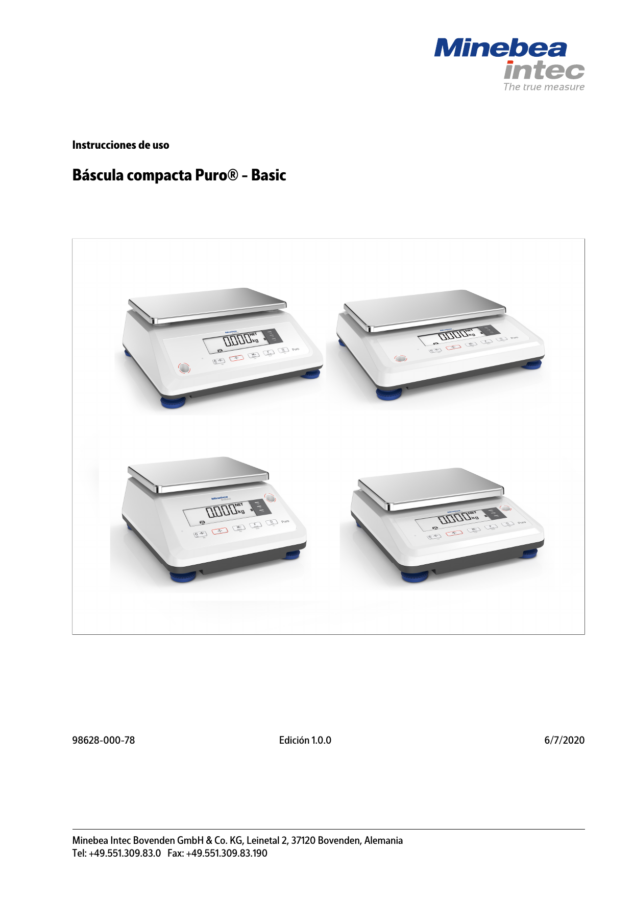 Báscula industrial Puro® – Minebea Intec