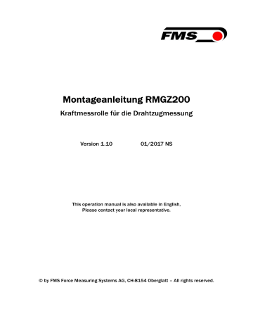FMS RMGZ200 Montageanleitung | Manualzz