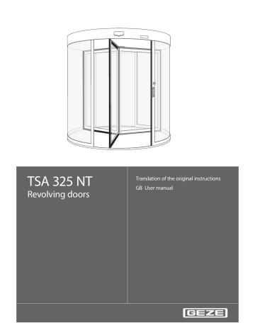 GEZE TSA 325 NT Translation Of The Original Instructions | Manualzz