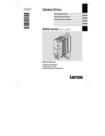 Lenze 8200 vector схема подключения