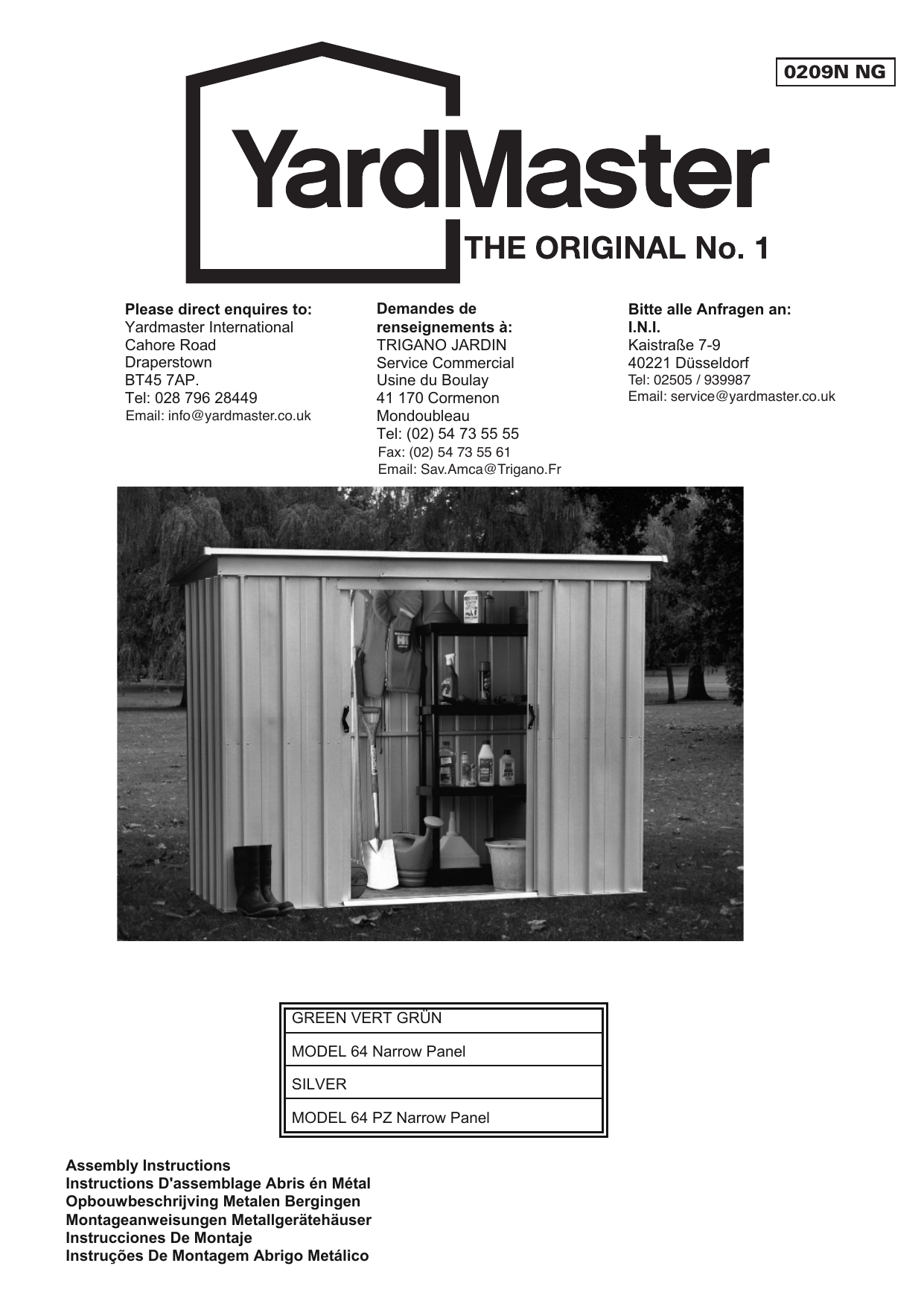 Yardmaster YM PENT METAL SHED 6X4 DO, Metal Garden Shed,, 53% OFF