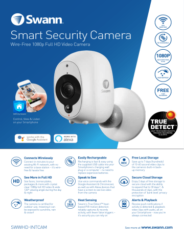 Swann Outdoor Wi-Fi Network Camera Instruction Manual | Manualzz