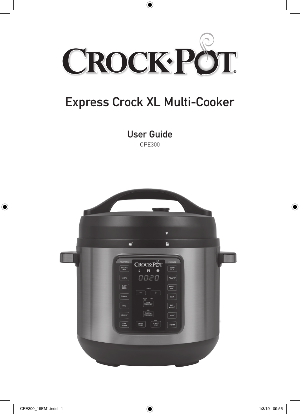 Crock pot best sale express manual