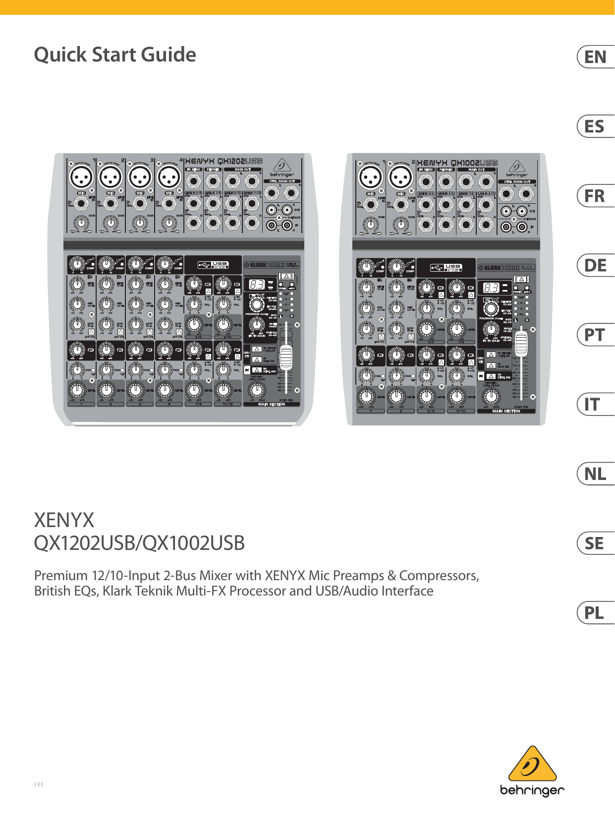 Behringer xenyx qx1202usb схема