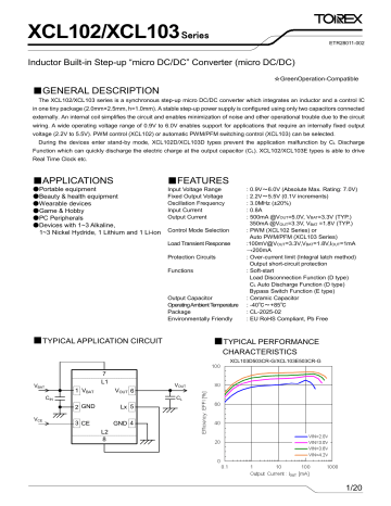 Torex XCL102 Series Manual | Manualzz