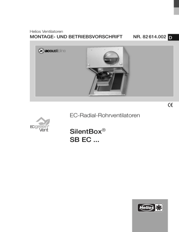 Helios SB EC 250, SB EC 315 B, SB EC 355 Montage Und Betrieb | Manualzz