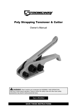 Strongway 52862 - Owner's manual | manualzz.com