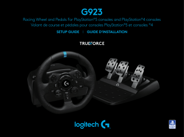 Logitech Setup Guide G923 PS/PC Guide d'installation | Manualzz