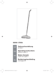 cleanmaxx'' vibrations-mopp bedienungsanleitung CLEANmaxx Akku-Wischmopp CleanMaxx LED Bodenwischer Reiniger Sprühmop  Vibrationsfunktion Wisch