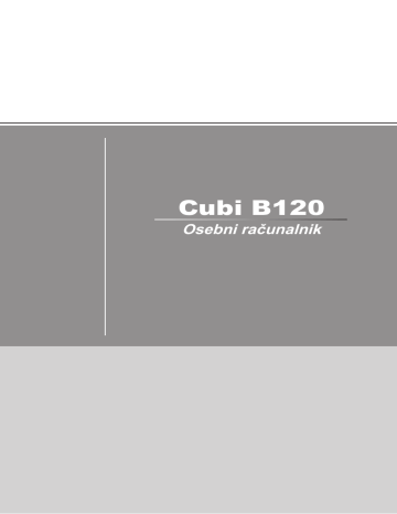 MSI B120 Cubi N Navodilo za lastnika | Manualzz